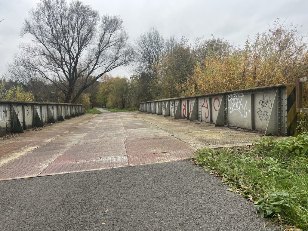 železniční most - cyklostezka Česká Lípa - Vlčí důl