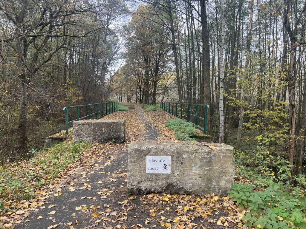 Začátek cyklostezky Česká Lípa - Vlčí důl