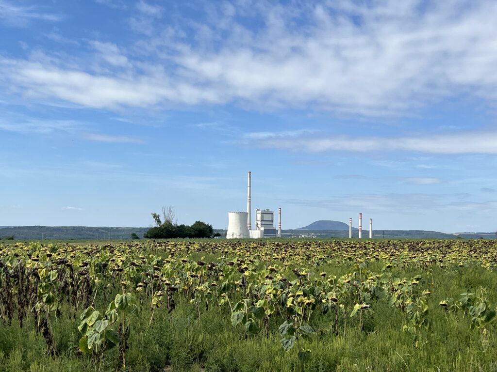 Výhled na horu Říp_Polabí