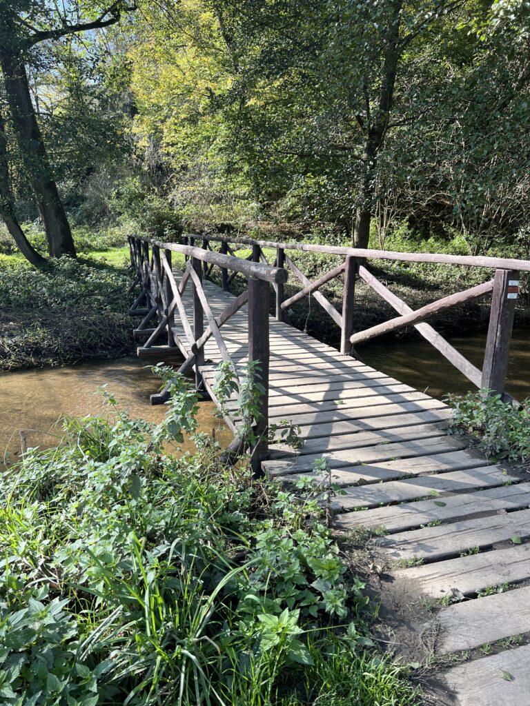 Lávka u Plovárny Senohraby