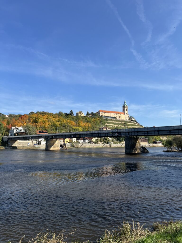 Mělník s mostem Josefa Straky
