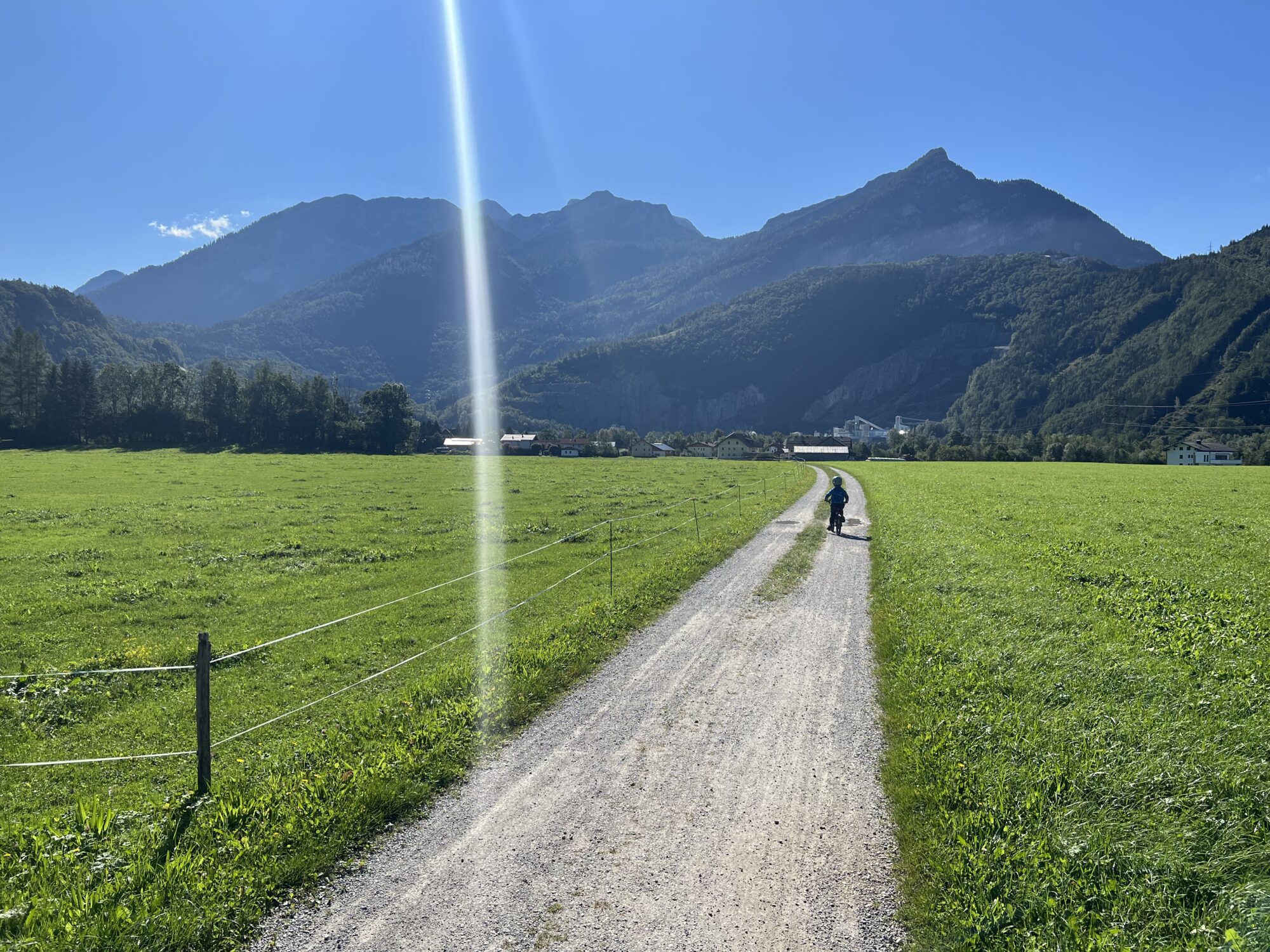 Polní cesta z Golling an der Salzach