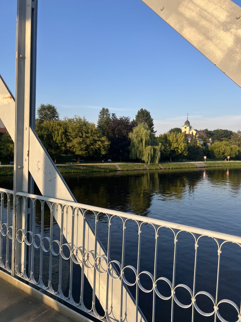 Železný most Týn nad Vltavou