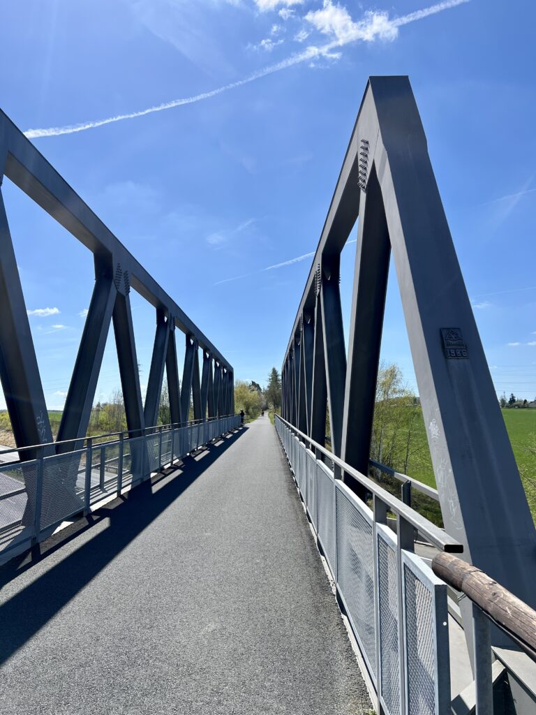 Viadukt na cyklostezce po bývalé železniční vlečce_Kamenné Žehrovice - Tuchlovice