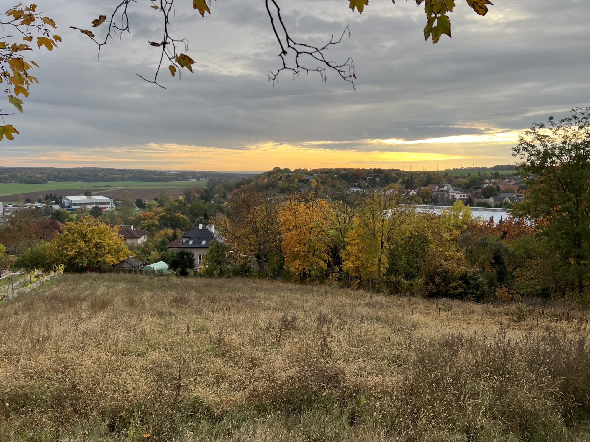 Výhled od zámku Benátky nad Jizerou
