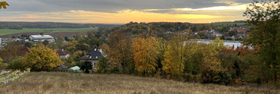 Výhled od zámku Benátky nad Jizerou