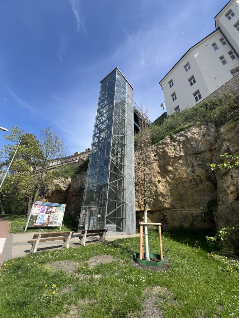 Výtah do centra v Mladé Boleslavy_Greenway Jizera