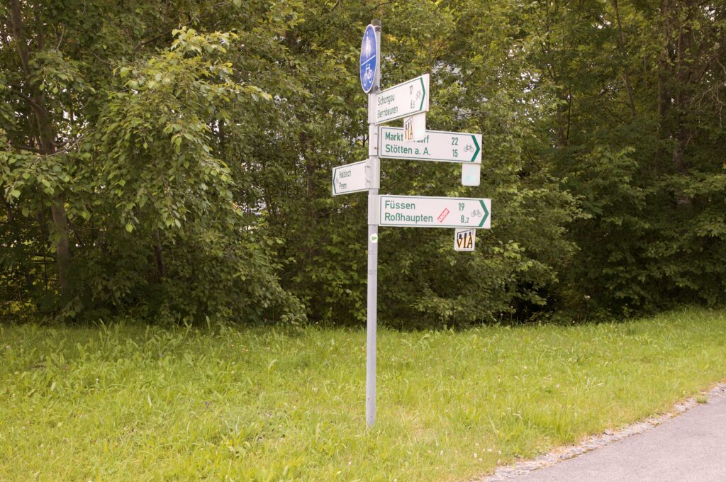 Cyklistické ukazatele_Via Claudia Augusta