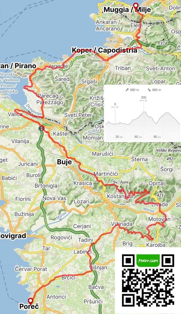 Mapa trasy