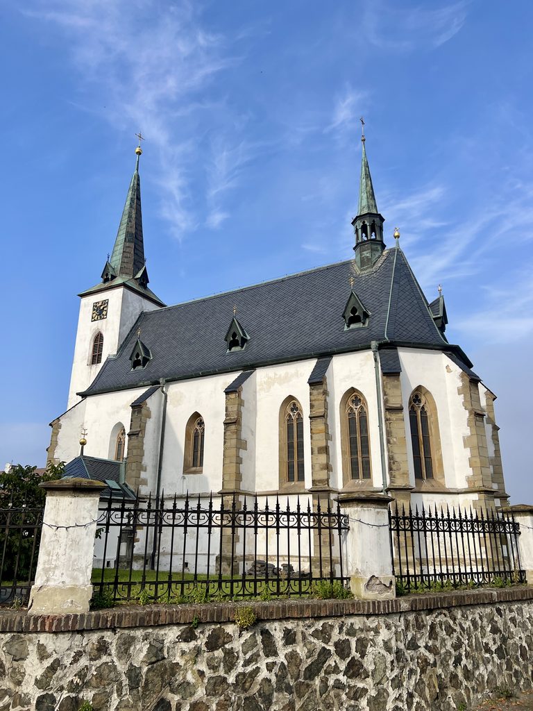 Kostel sv. Vavřince - Veliká Ves_Cyklotrasa Mezi řekami